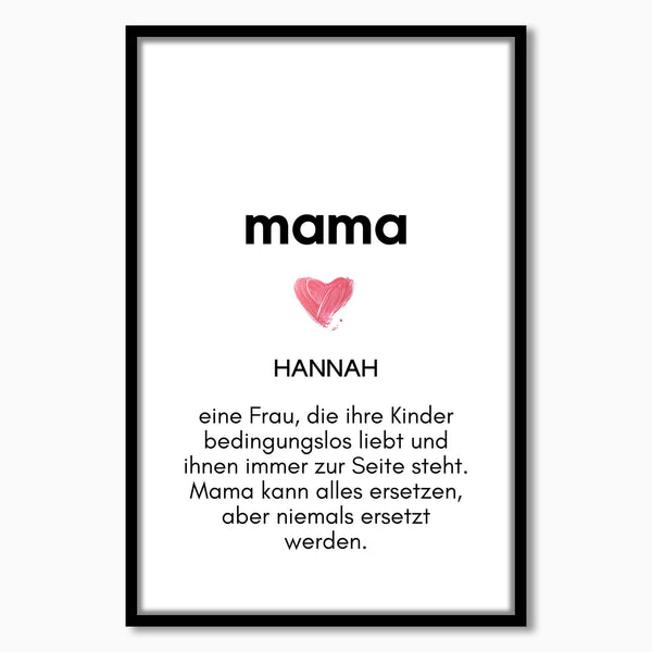 Personalisiertes Bild "MAMA"
