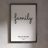 Personalisiertes Bild "FAMILY2"