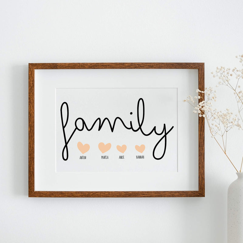 Personalisiertes Bild "FAMILY"